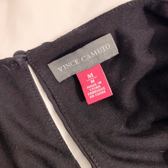 Vince Camuto chiffon overlay high-low blouse - Picture 6 of 6